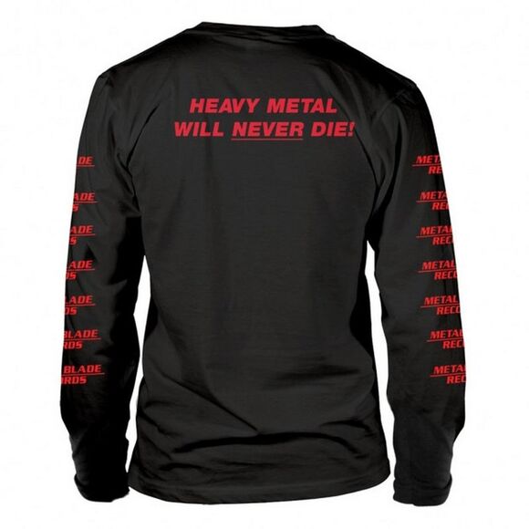 Metal Blade Records Unisex Adult Crushed Skulls Long-Sleeved T-Shirt / Black - Picture 2 of 2